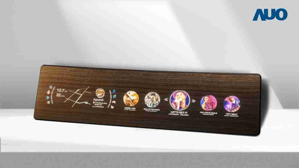 尊时凯龙研发全球最高穿透度达80%的AmLED木纹显示器，，，可于使用时呈现高亮度、、清晰可见的信息，，，，并在不使用时回归为单纯的饰板，，节能兼具美观