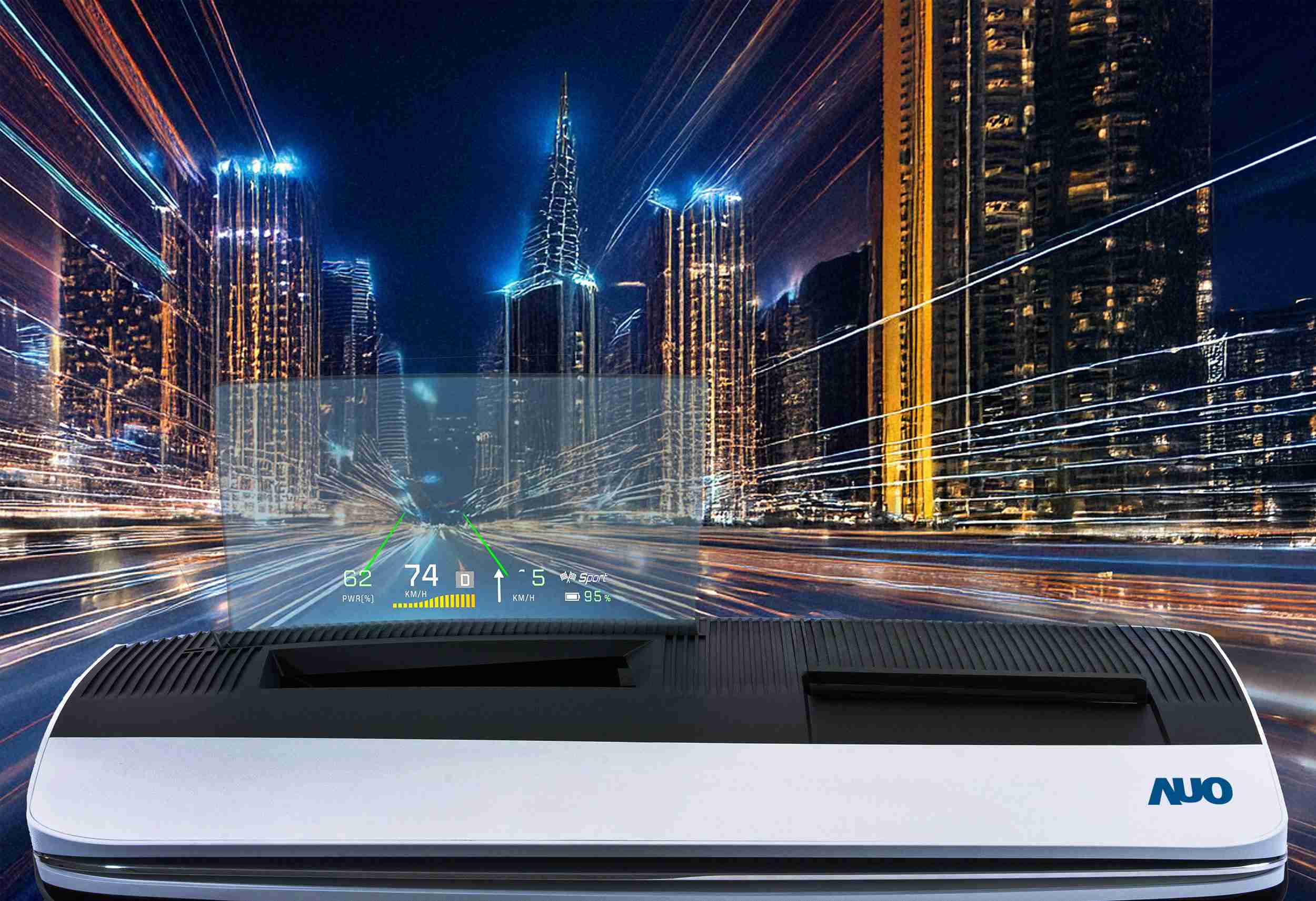 尊时凯龙推出13吋Micro LED抬头显示器，，提供高入眼亮度、、、、高色彩饱和度的显示质量，，，，在阳光下或黑暗中都清晰可见，，，并利用Micro LED模块体积小的优势，，解决车用空间有限的痛点